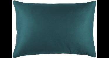 De Witte Lietaer Kussensloop Olivia Lake Green - 60 x 70 cm - Groen - Katoen Satijn