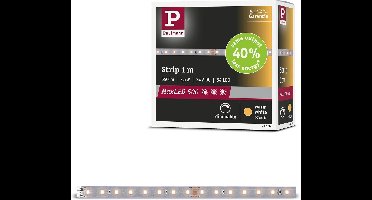 ' Paulmann 71234 MaxLED 500 LED-strip warm wit, enkele strip, 1 m, 3,6 W, 550 lm/m, 64 LED''s/m, 2700K'