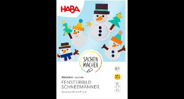 Haba knutselpakketje Raamplakkers sneeuwmannen - 5+