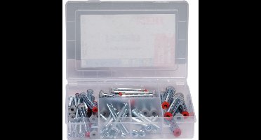 Fischer (572926) Profi-Box met hollewandplug DuoHM en PZ bolkopschroeven (Set 52 stuks)