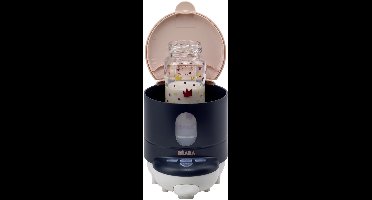 Béaba Bib'Expresso® Flessenbereider - Snelle Babyfles Bereiding - 30s Opwarmtijd - Instelbare Temperatuur - Flessenwarmer - Bain-Marie Functie - Blauw