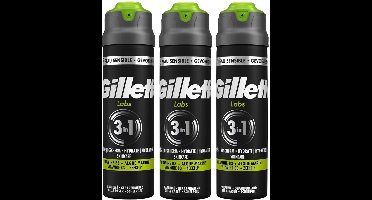 Gillette Labs Scheergel - 3 x 198 ml - Voordeelverpakking