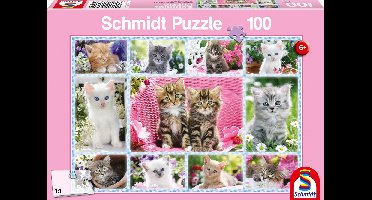 Schmidt - Legpuzzel - Kattenbaby's - 100 stukjes - Kinderen - vanaf 6 jaar