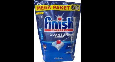 Finish Quantum Citroen Vaatwastabletten - 2x - 80 Capsules - Voordeelverpakking
