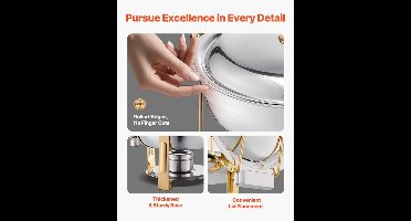 Chafing Dish - Buffetwarmer Set - Warmhoudplaat - RVS - Rechaud - Volformaat Buffet Warmhoudpannen - voor Feesten & Banketten - Set van 4 - Silvery