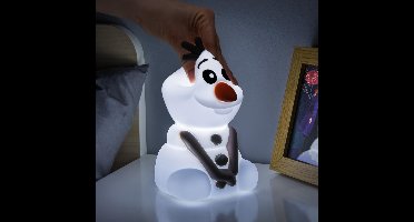 Frozen Olaf SquishyGlo Silicone Light – Officieel Gelicentieerde Oplaadbare Nachtlamp, 19,3 cm- Paladone