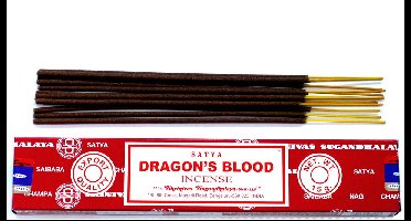 Satya Dragon's Blood Wierookstokjes - 1 Doosje 15 Gram - Wierook Stokjes - Premium Wierook