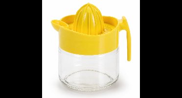 Glazen Citruspers 300 ml – Transparante Sinaasappelpers & Citroenpers – Ø 9 x 12 cm – Handmatige Citruspers