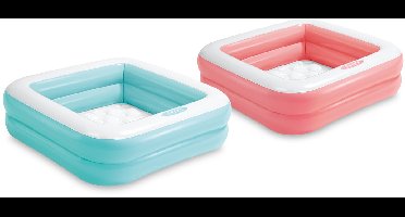 Intex Babybadje 85x85x23 cm Assorti + Reparatiesetje