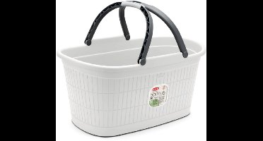 Heupwasmand met handgrepen 'Domus' - 35 liter - Dust White