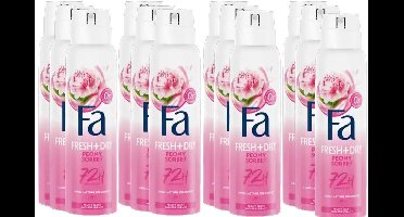 Fa Deospray Sweet Rose 150 ml - Voordeelverpakking 12 stuks