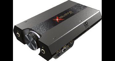 Sound BlasterX G6 (USB-C) 7.1 HD Gaming DAC en externe USB-geluidskaart met Xamp hoofdtelefoonversterker voor PS4, PS5, Xbox One, Nintendo Switch en PC.