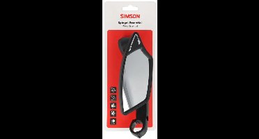 Simson spiegel Essential - Fietsspiegel - verstelbaar - zwart