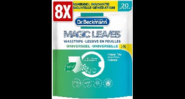 8 x Dr. Beckmann Magic Leaves Universeel - Wasstrips - Wasmiddeldoekjes