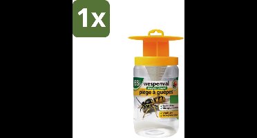1 x BSI – Wespenval – Herbruikbaar & Doeltreffend - Wespenval Zonder Gif - Wespen Bestrijden Terras - Professionele Wespenval Horeca - BSI Wespenbestrijding