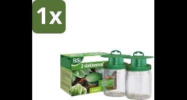 1 x BSI – Slakkenval – Herbruikbaar – Plantenbescherming – Duopack - Slakkenbestrijding Zonder Gif - Ecologische Slakkenval - Slakken Vangen - Slakken Bestrijden - Slakken Val