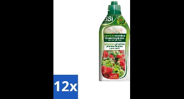 BSI – Geranium Vloeibare Meststof – Rijke Bloei & Sterke Groei – 1 L - Voordeelverpakking - 12 stuks