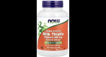 NOW Foods Milk Thistle Extract 300 mg – 200 Vegetarische Capsules | Mariadistel Extract met Artisjok & Paardenbloem