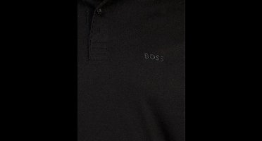 Hugo Boss polo lange mouw zwart