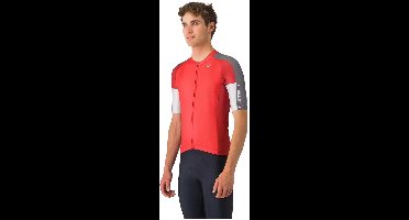 Castelli Entrata 6 Korte Mouw Wielertrui Rood 2XL Man