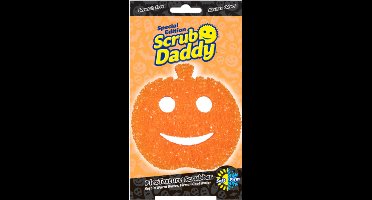 Scrub Daddy Halloween Spons | Pompoen | Krasvrije Schuurspons met FlexTexture | Schoonmaakspons Keuken & Badkamer | Special Edition Pumpkin