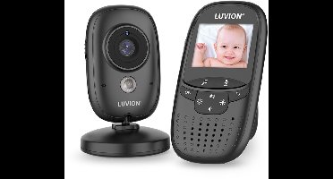 LUVION® Easy Black Babyphone - Babyfoon met camera - Premium Baby Monitor