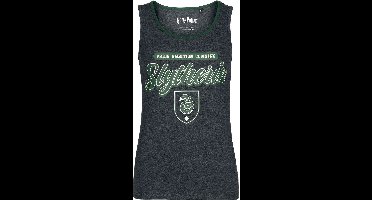 Harry Potter Slytherin - Pride Ambition Cunning Dames Top - antraciet - XL