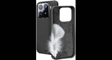 SBS Instinct-Serie - Xiaomi 15 Pro Hoesje - Zwart - Lichtgewicht - Draadloos Opladen Compatibel