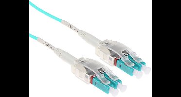 ACT 2 meter Multimode 50/125 OM3 Polarity Twist patchkabel met LC connectoren