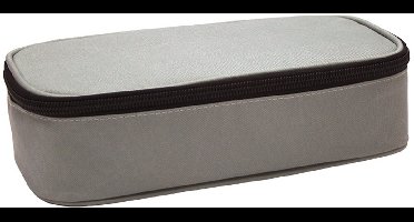 SOHO Etui XL - Bakmodel - Rechthoek - Diverse opbergmogelijkheden - L24 x B12 x H6cm - Stone grijs