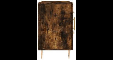 Dressoir – Opbergkast – Ladekast – Buffetkast – Wandkast – Gerookt Eikenkleurig – 100x36x60 cm – Duurzaam Bewerkte Houtafwerking
