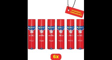Roxasect Spray tegen Zilvervisjes - Insectenspray - 6 x 400ml - Voordeelverpakking