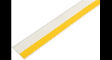 Schellenberg 66402 Zelfklevende raamlijst met zachte rand, 50 x 1500 mm, wit, platte strook van flexibel PVC, voor het afdekken van voegen en overgangen op ramen, kasten of deuren.