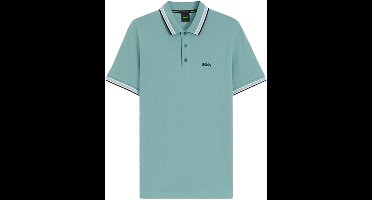 Hugo Boss poloshirt korte mouw turquoise