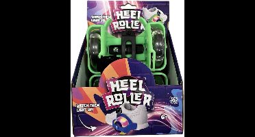 Wieltjes voor Schoenen Kleur Groen - Hakwiel - Flashing Rollers - Heel Roller - Rolschaats voor Kinderen
