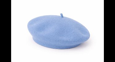 Baret - Lichtblauw - Wol - In 15+ Kleuren