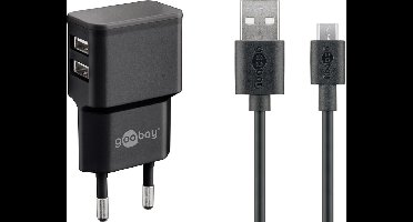 Goobay Dual Micro USB Charger Set (18 W)