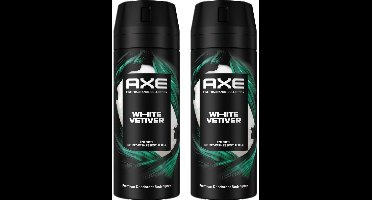 AXE - Premium Deodorant Bodyspray - Fine Fragrance Collection - White Vetiver - 2 x 150 ml