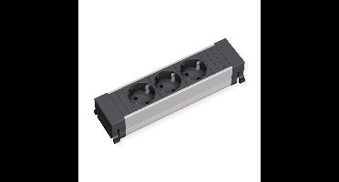 Bachmann 317.100 3AC outlet(s) 0.10m Zwart, Zilver power uitbreiding