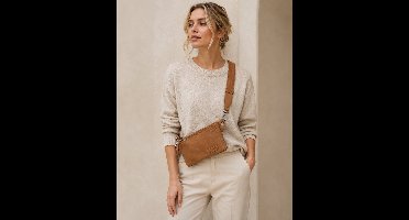Zebra Trends Lisa Heuptas - Voor Festival - Fanny Pack met Afneembare Heupband - Camel