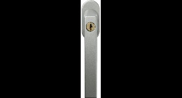 vergrendelbare raamgreep, zilver