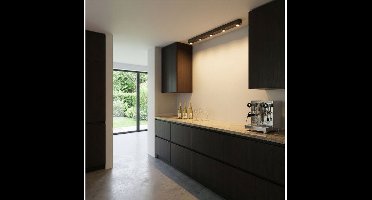 Plafondlamp Bar 5L - Sienna bruin - 135x8x9 cm