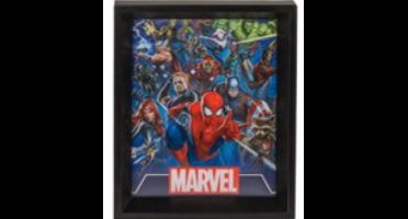 Marvel 3D Poster - Superhelden Wanddecoratie - Indrukwekkend 3D-effect - Duurzaam & Lichtgewicht