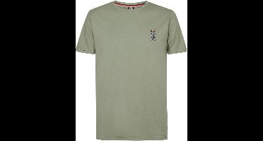 Petrol Industries - Heren t-shirt - Maat M - Mannen - Khaki - katoen