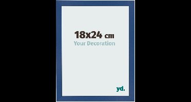 Your Decoration - Fotolijst 18x24 cm - MDF - Donkerblauw - Bologna