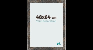 Your Decoration - Fotolijst 48x64 cm - MDF - Geoxideerd Metaal - Bologna