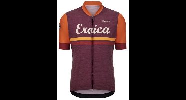 Santini Eroica Iris Korte Mouw Wielertrui Paars XL Man