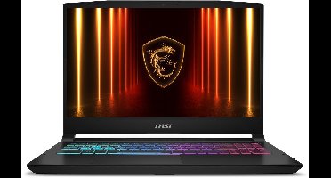 MSI Katana 15 HX B14WFK-876BE Intel® Core™ i7 i7-14650HX Laptop 39,6 cm (15.6") Full HD 16 GB DDR5-SDRAM 512 GB SSD NVIDIA GeForce RTX 5060 Wi-Fi 6E (802.11ax) Windows 11 Home Zwart