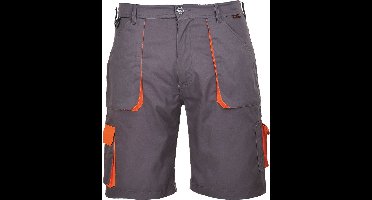 Portwest Portwest Texo Contrast Korte Broek TX14 - Grijs - XS