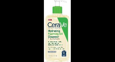 CeraVe Hydrating Foaming Oil - Hydraterende Reinigingsolie - Normale tot Zeer Droge Huid - 355ml
